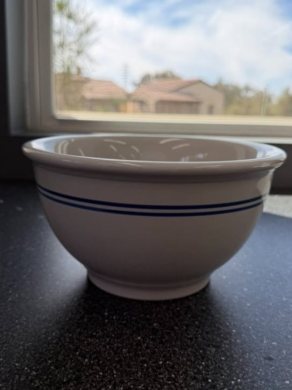 Vintage Gibson China Double Blue Stripe Mixing Bowl – Farmhouse Stoneware